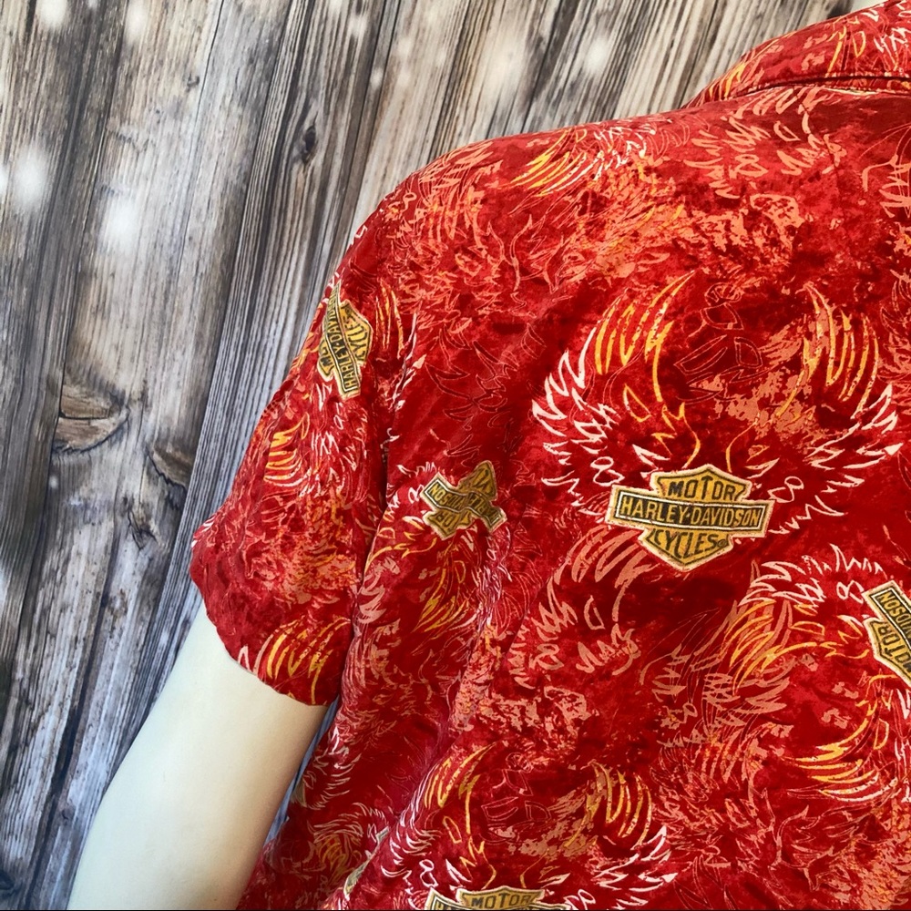 Harley Davidson Button Down Top - Picture 7 of 10